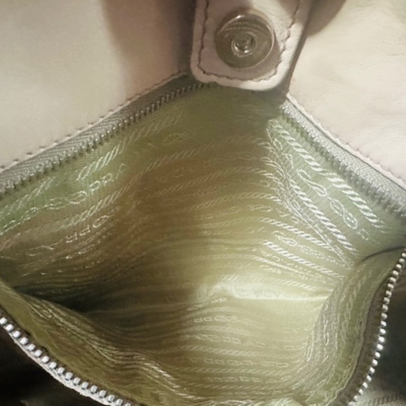 Prada Quilted Leather Med. Double Handle Leather Handbag w/Add'l Shoulder Strap - Picture 12 of 16